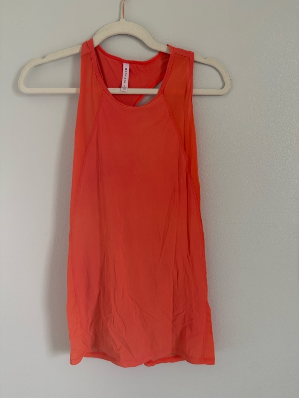 Athleta Women’s Bright Coral Orange Performance Tank Too Size Large